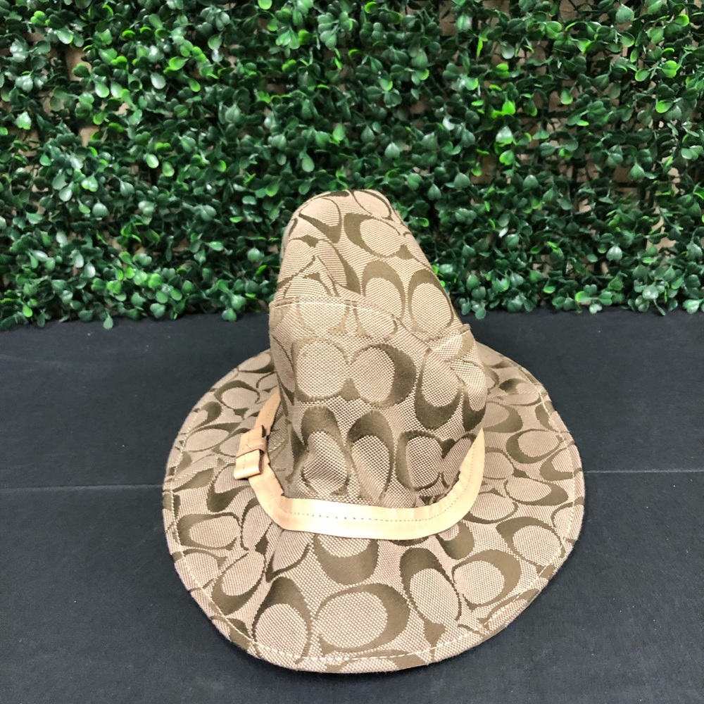 Coach Signature Monogram Canvas Bucket - Picture 5 of 10